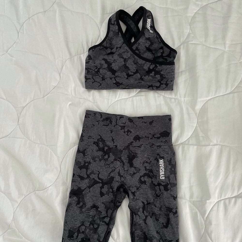 Gymshark Adapt Camo seamless leggings and bra